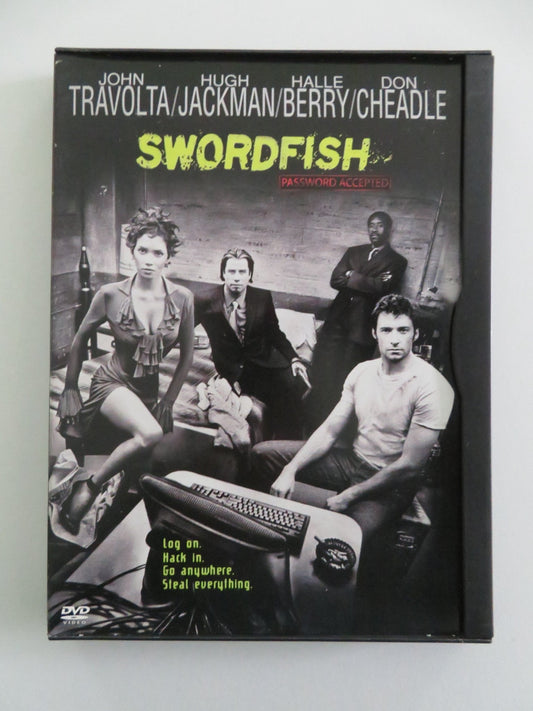 Swordfish (DVD) John Travolta Hugh Jackman 2001 Region 1 Movie posters