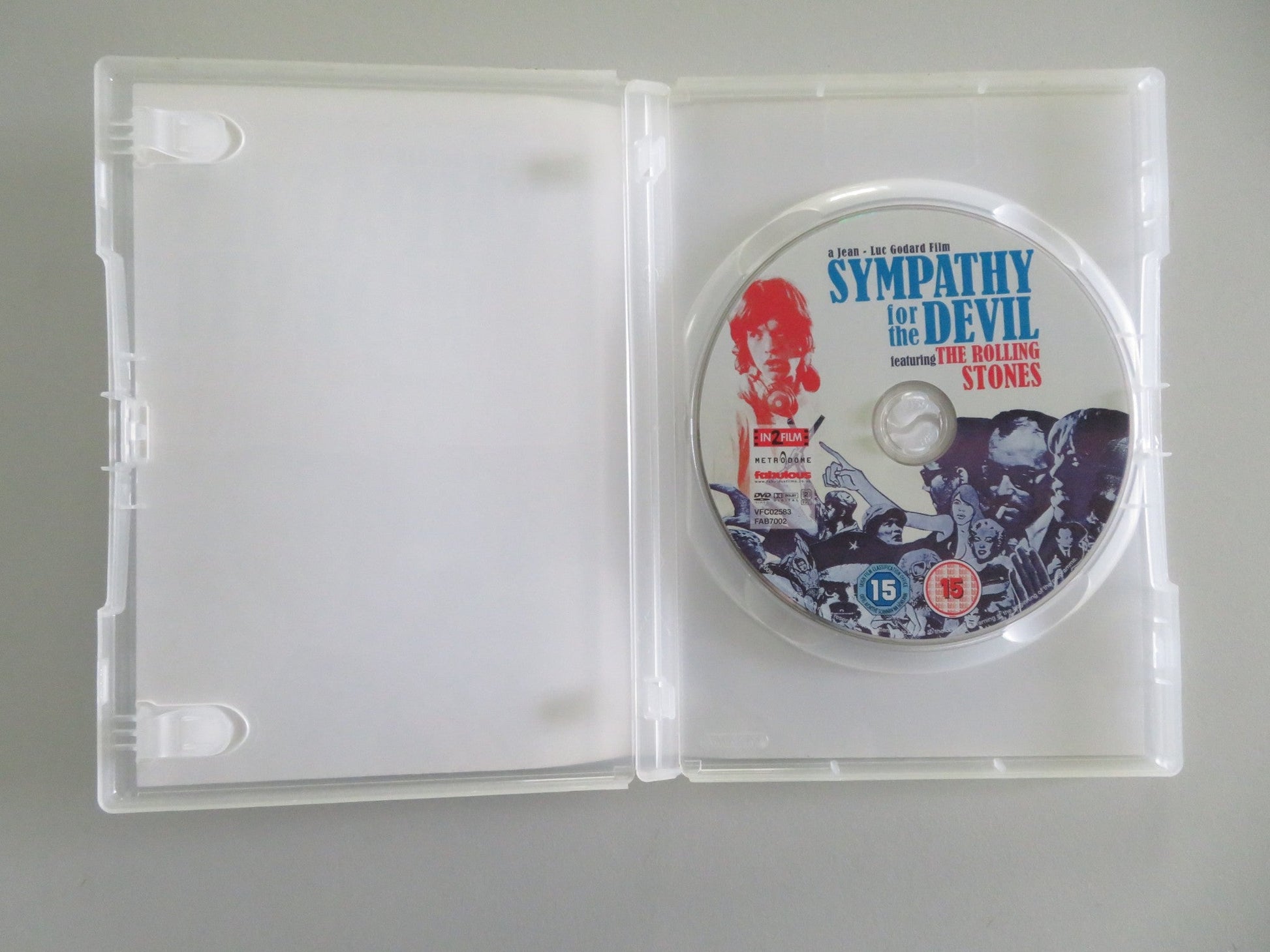 Sympathy for the Devil (DVD) Rolling Stones Mick Jagger 1968 Region 2 Movie posters