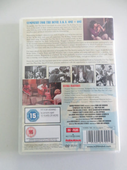 Sympathy for the Devil (DVD) Rolling Stones Mick Jagger 1968 Region 2 Movie posters