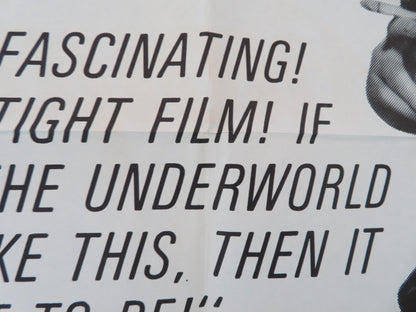 SYMPHONY FOR A MASSACRE FOLDED US ONE SHEET POSTER AUCLAIR CLAUDE DAUPHIN 1965 Movie posters