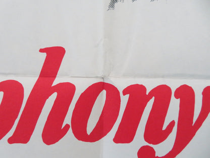 SYMPHONY FOR A MASSACRE FOLDED US ONE SHEET POSTER AUCLAIR CLAUDE DAUPHIN 1965 Movie posters