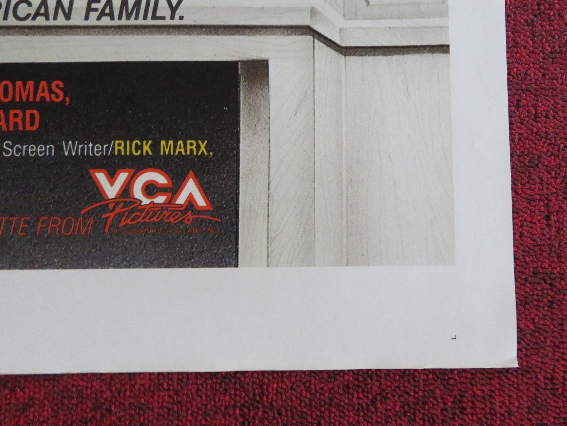 TABOO AMERICAN - STYLE 1 THE RUTHLESS BEGINNING FOLDED US ONE SHEET POSTER 1985 Rendezvous Cinema Movie posters