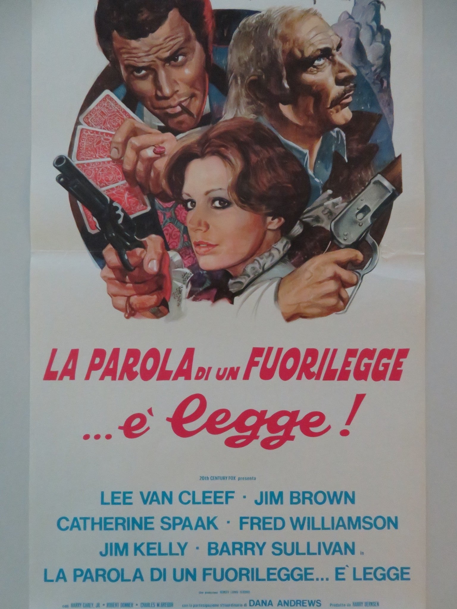 TAKE A HARD RIDE ITALIAN LOCANDINA POSTER JIM BROWN LEE VAN CLEEF 1975 Movie posters