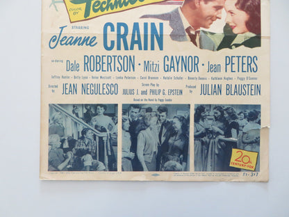 TAKE CARE OF MY LITTLE GIRL US INSERT POSTER JEANNE CRAIN DALE ROBERTSON 1951 Rendezvous Cinema Movie posters