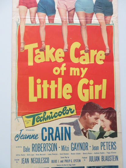 TAKE CARE OF MY LITTLE GIRL US INSERT POSTER JEANNE CRAIN DALE ROBERTSON 1951 Rendezvous Cinema Movie posters