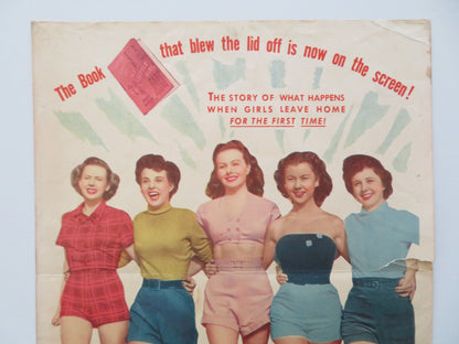 TAKE CARE OF MY LITTLE GIRL US INSERT POSTER JEANNE CRAIN DALE ROBERTSON 1951 Rendezvous Cinema Movie posters