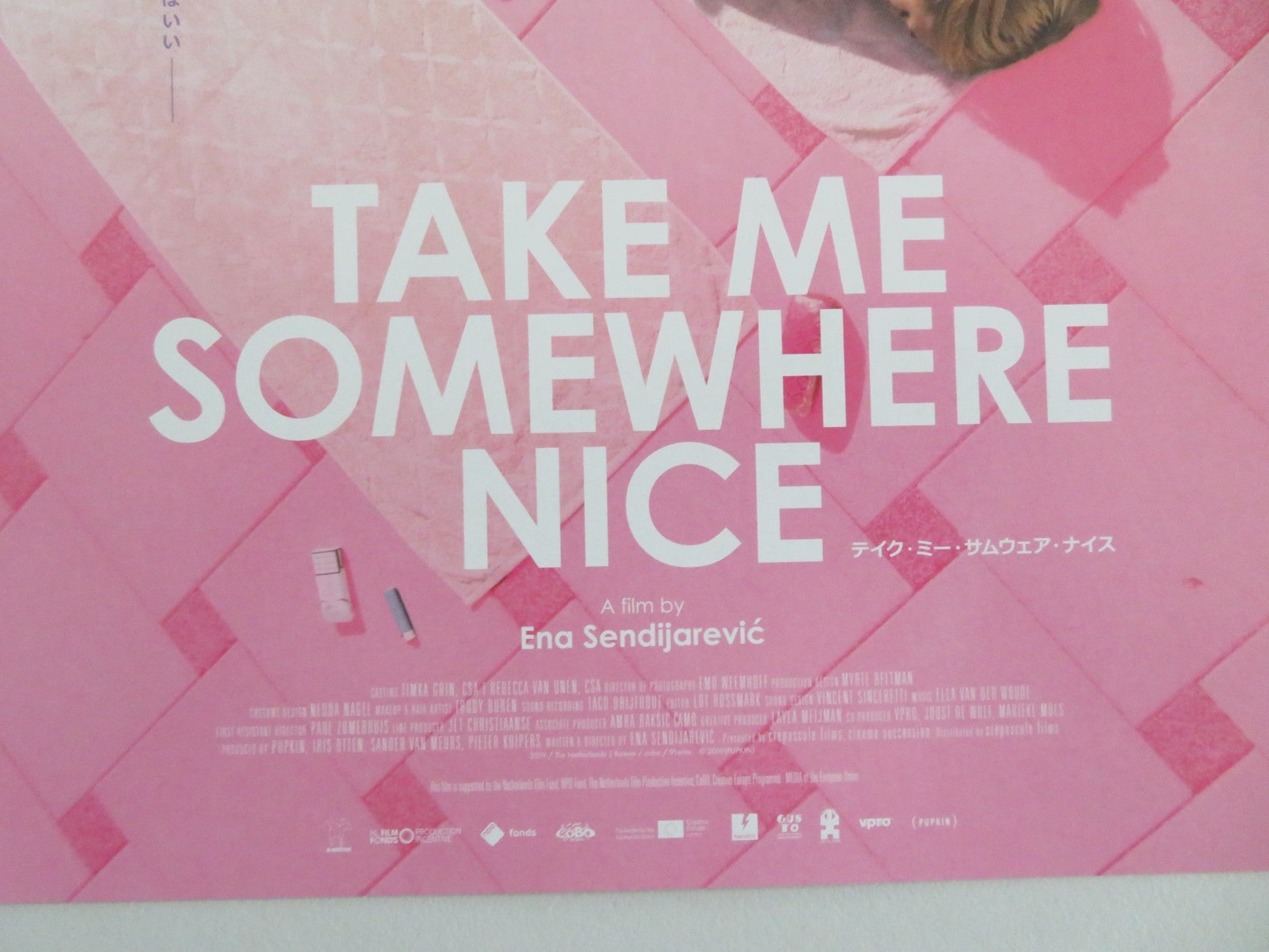 TAKE ME SOMEWHERE NICE JAPANESE CHIRASHI (B5) POSTER LUNA ZORIC LAZAR DRAGO 2019 Movie posters