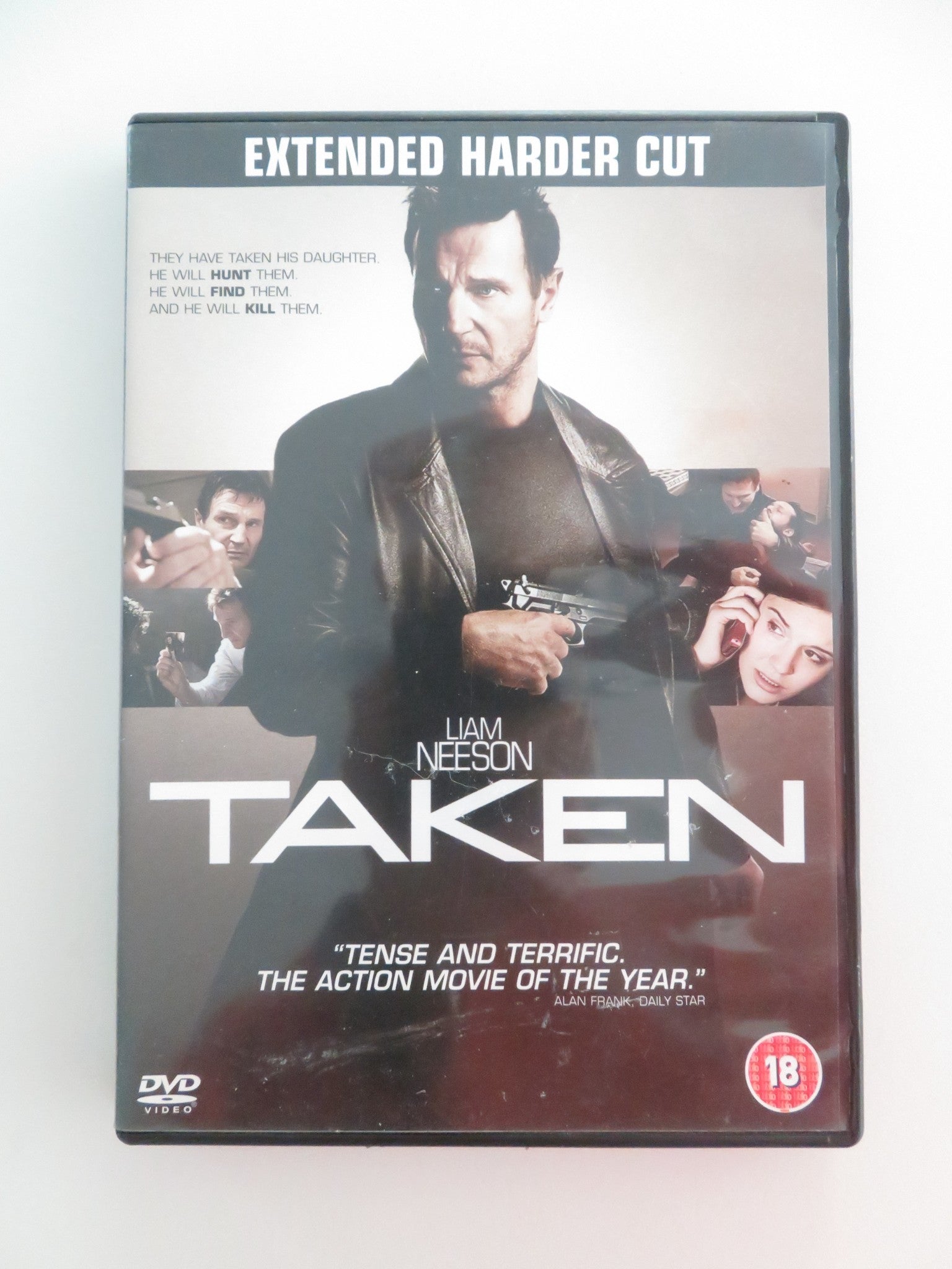 TAKEN - EXTENDED HARDER CUT (DVD) LIAM NEESON MAGGIE GRACE 2008 REGION 2 - Rendezvous Cinema