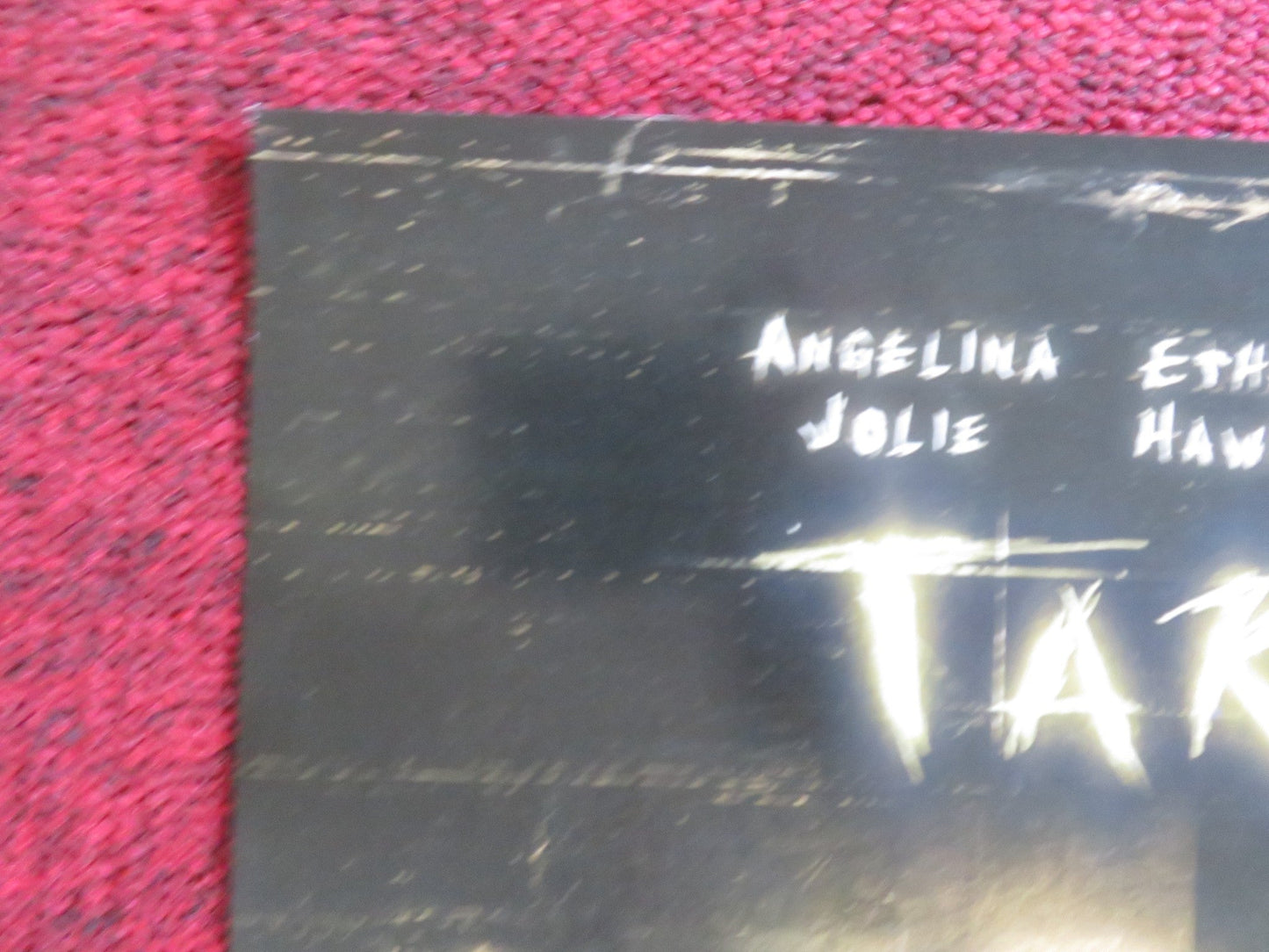 TAKING LIVES DVD & VHS VIDEO POSTER ANGELINA JOLIE ETHAN HAWKE 2004 Rendezvous Cinema Movie posters