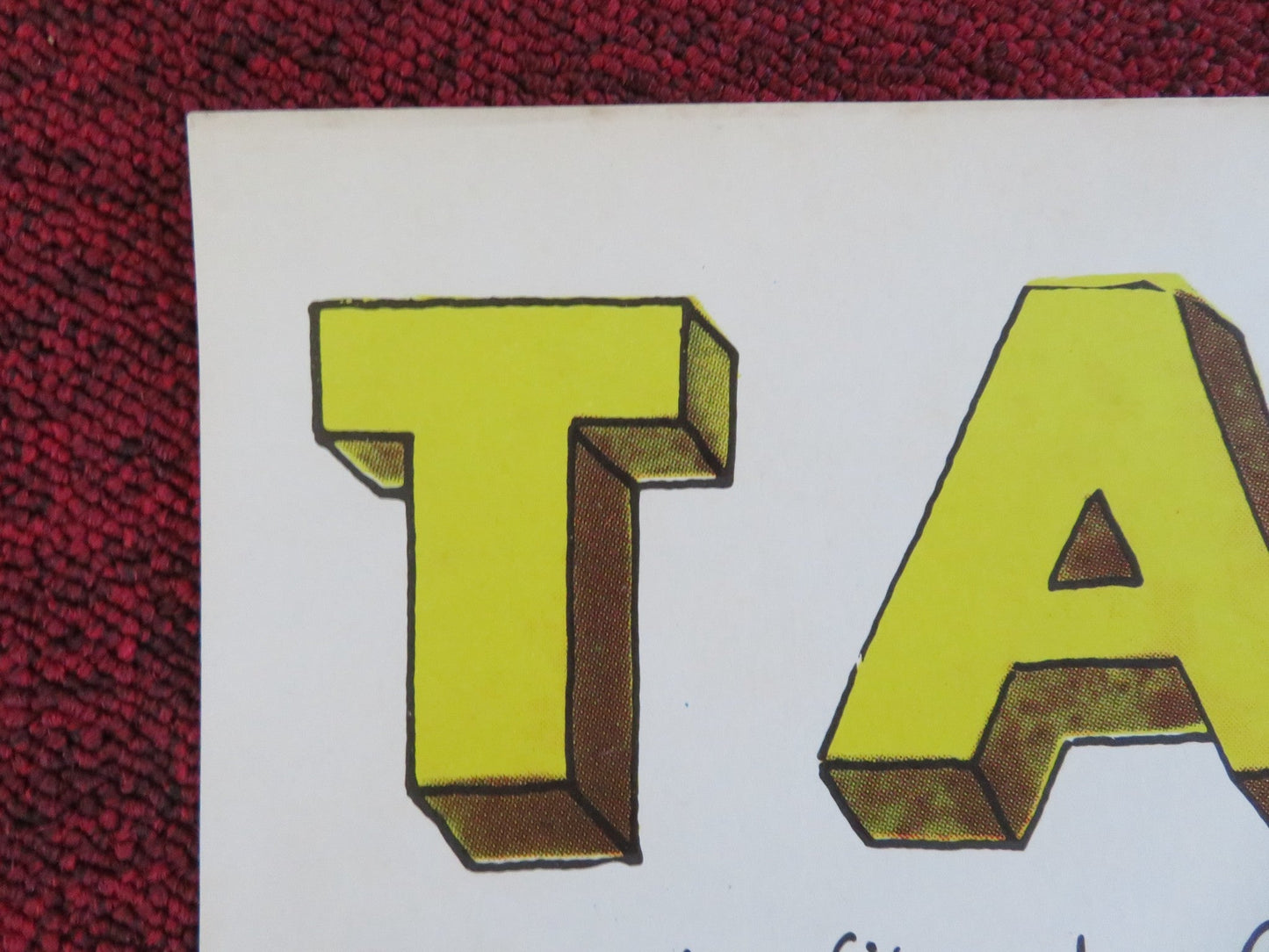 TAMBARI GERMAN POSTER ROLLED ERWIN GESCHONNECK KURT BOWE 1977 Rendezvous Cinema Movie posters