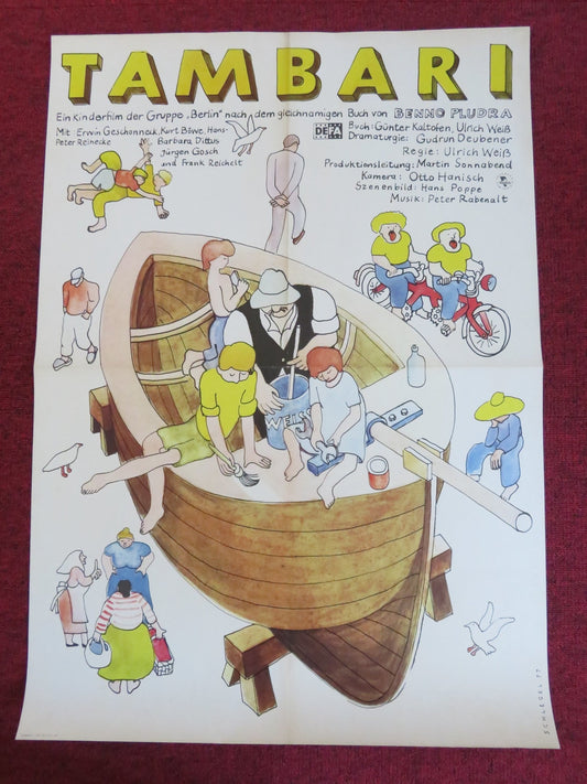 TAMBARI GERMAN POSTER ROLLED ERWIN GESCHONNECK KURT BOWE 1977 Rendezvous Cinema Movie posters