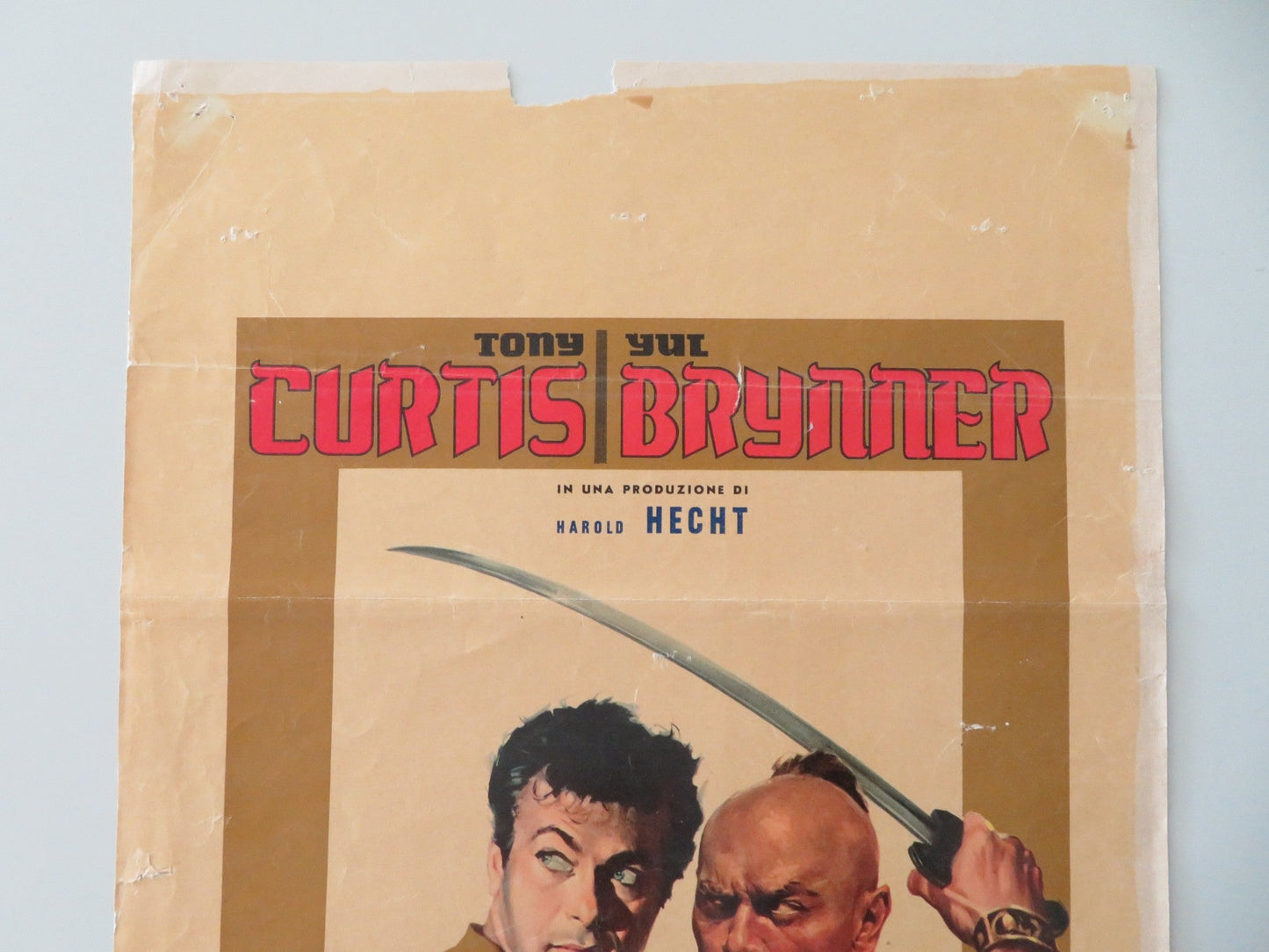 TARAS BULBA ITALIAN LOCANDINA POSTER TONY CURTIS YUL BRYNNER 1962 Movie posters