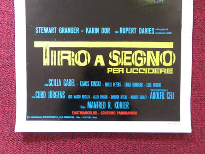 TARGET FOR KILLING ITALIAN LOCANDINA POSTER STEWART GRANGER KARIN DOR 1966 Rendezvous Cinema Movie posters