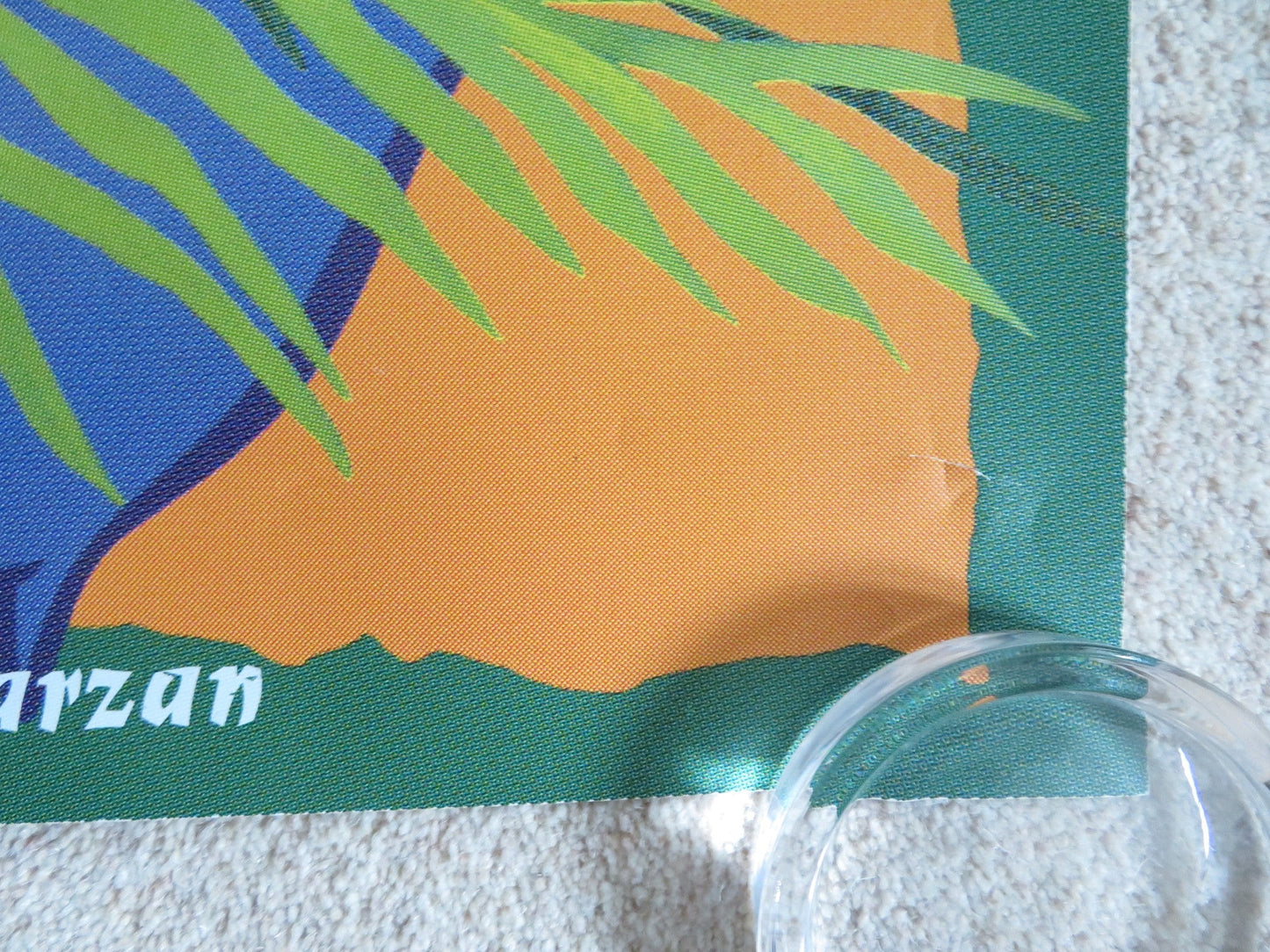 TARZAN - DOUBLE IMAGE - A DOOR PANEL POSTER ROLLED DISNEY GLENN CLOSE 1999 Rendezvous Cinema Movie posters