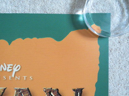 TARZAN - DOUBLE IMAGE - A DOOR PANEL POSTER ROLLED DISNEY GLENN CLOSE 1999 Rendezvous Cinema Movie posters