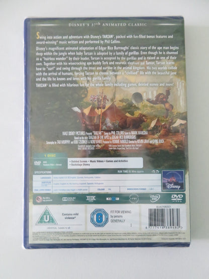 Tarzan (DVD) Disney Brian Blessed Glenn Close 1999 Region 2 Movie posters