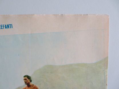 TARZAN GOES TO INDIA - A ITALIAN FOTOBUSTA POSTER JOCK MAHONEY LEO GORDON 1962 Rendezvous Cinema Movie posters