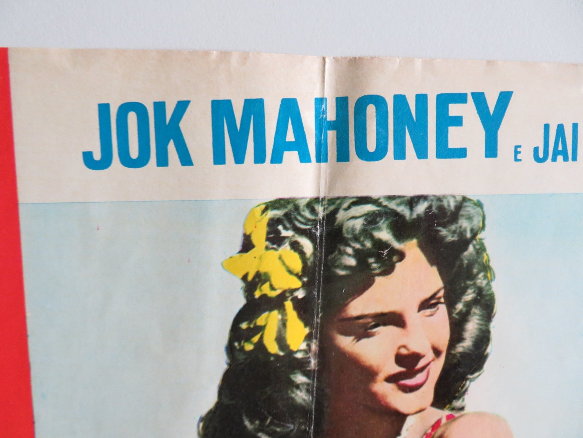 TARZAN GOES TO INDIA - A ITALIAN FOTOBUSTA POSTER JOCK MAHONEY LEO GORDON 1962 Rendezvous Cinema Movie posters