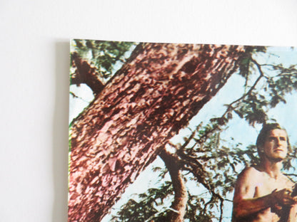 TARZAN GOES TO INDIA - C ITALIAN FOTOBUSTA POSTER JOCK MAHONEY LEO GORDON 1962 Rendezvous Cinema Movie posters