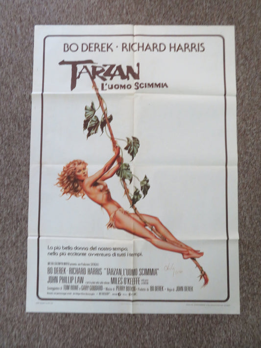 Tarzan the Ape Man Italian 2 Foglio Poster Bo Derek Richard Harris 1981 Movie posters