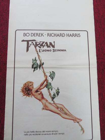 TARZAN THE APE MAN ITALIAN LOCANDINA POSTER BO DEREK RICHARD HARRIS 1981 Rendezvous Cinema Movie posters
