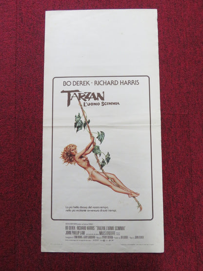 TARZAN THE APE MAN ITALIAN LOCANDINA POSTER BO DEREK RICHARD HARRIS 1981 Rendezvous Cinema Movie posters