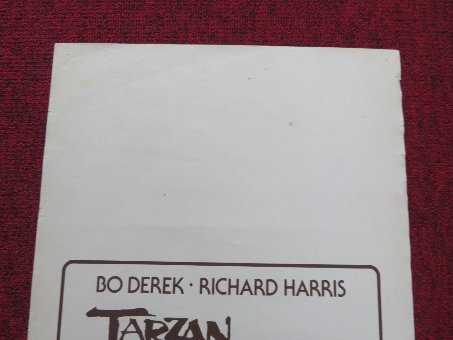 TARZAN THE APE MAN ITALIAN LOCANDINA POSTER BO DEREK RICHARD HARRIS 1981 Rendezvous Cinema Movie posters