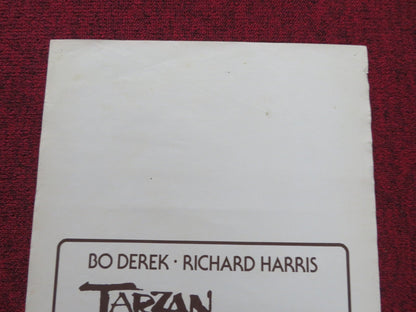TARZAN THE APE MAN ITALIAN LOCANDINA POSTER BO DEREK RICHARD HARRIS 1981 Rendezvous Cinema Movie posters