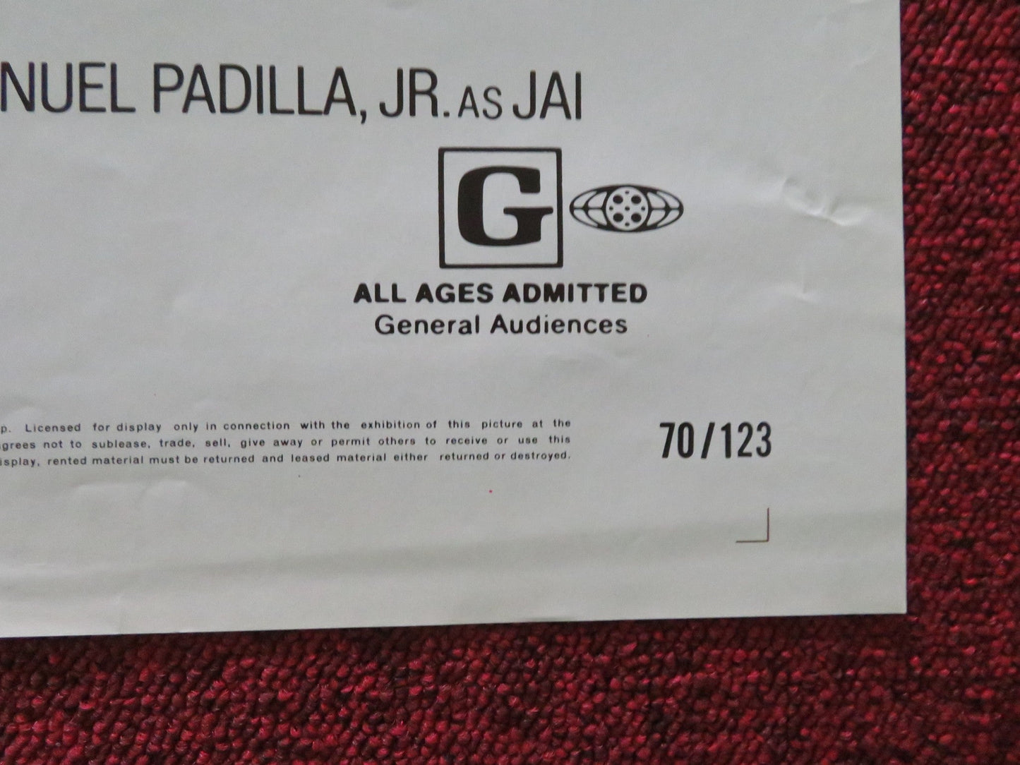 TARZAN'S DEADLY SILENCE FOLDED US ONE SHEET POSTER RON ELY JOCK MAHONEY 1970 Movie posters