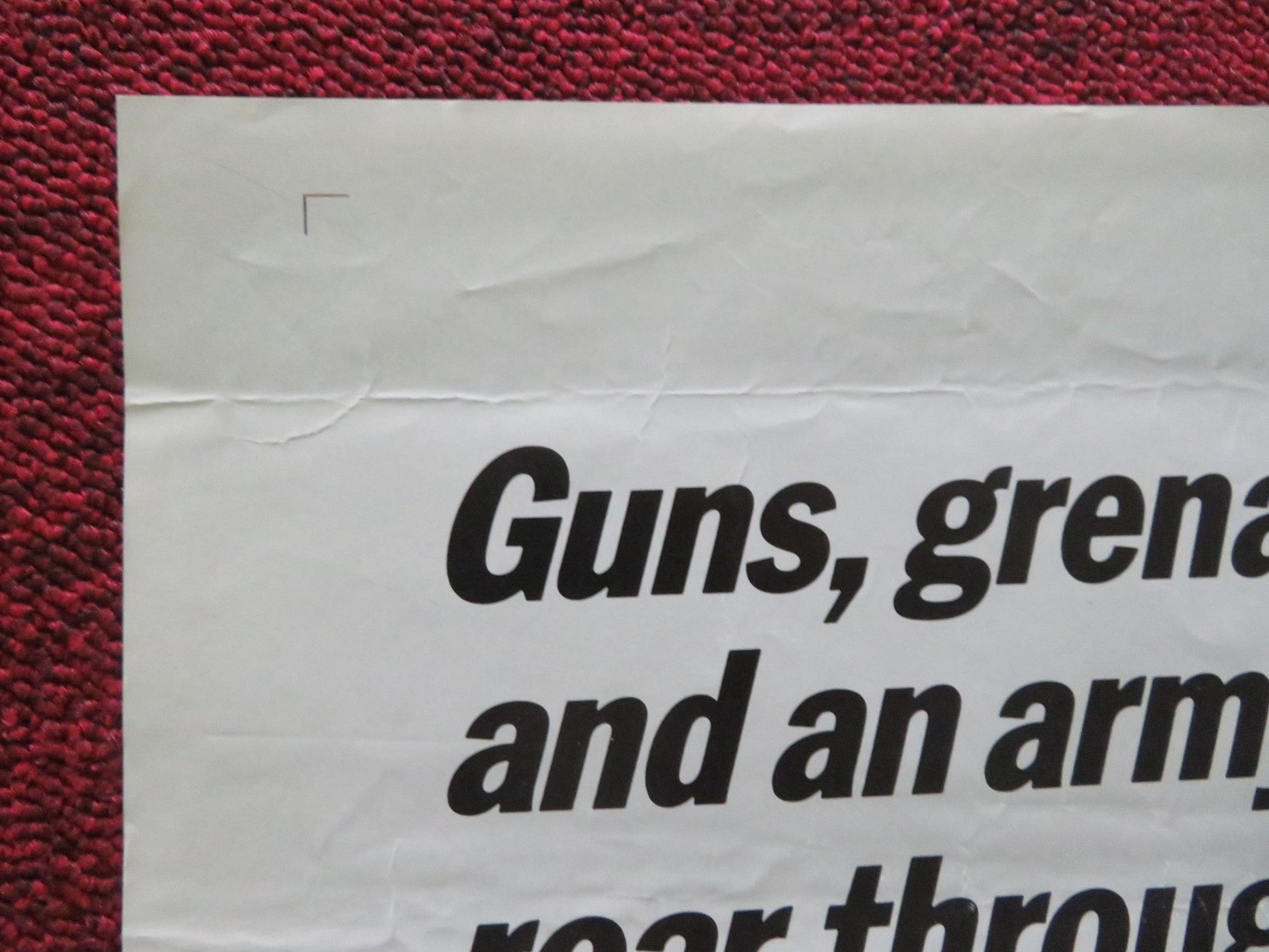 TARZAN'S DEADLY SILENCE FOLDED US ONE SHEET POSTER RON ELY JOCK MAHONEY 1970 Movie posters