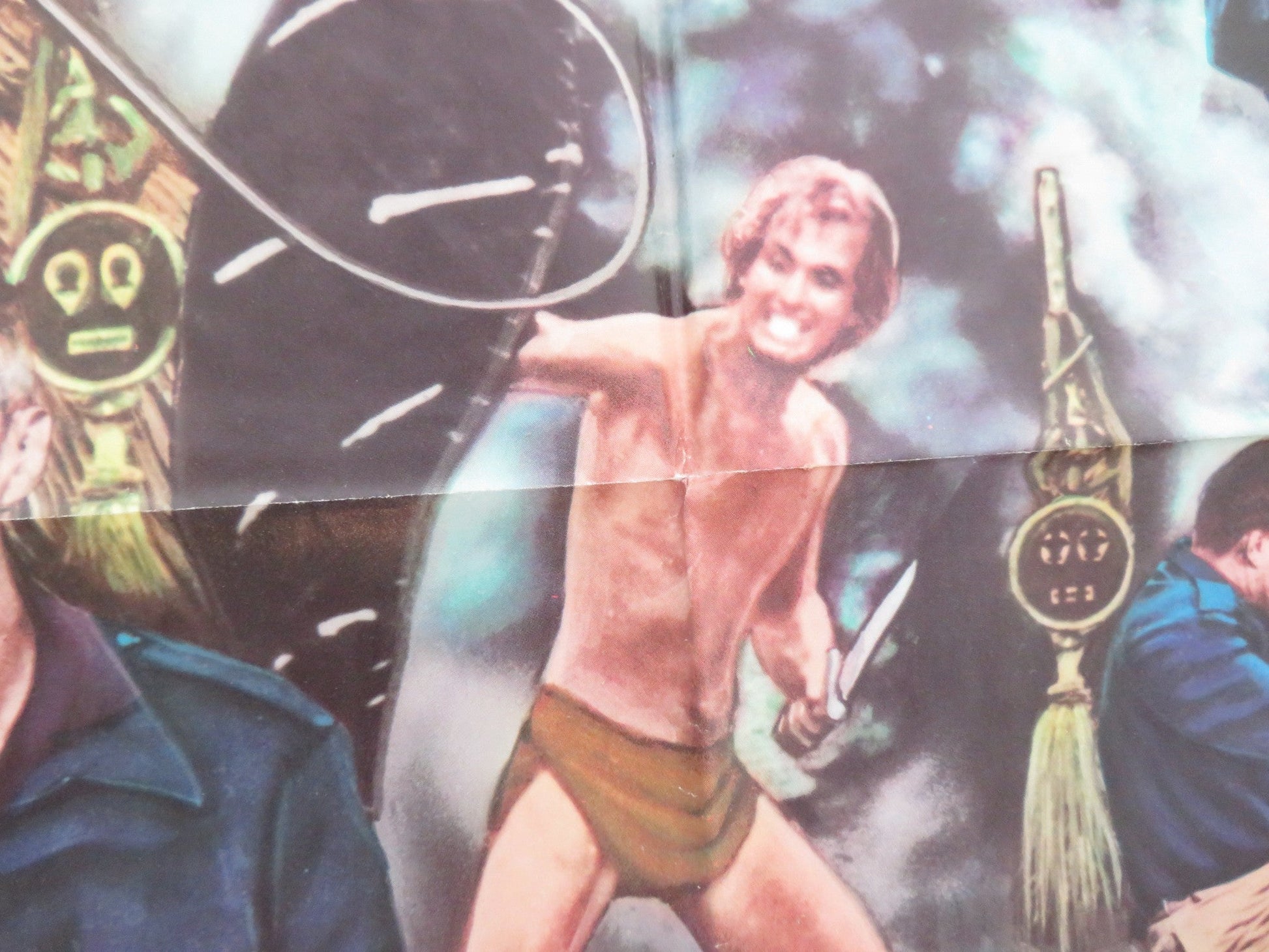 Tarzan's Deadly Silence Folded US One Sheet Poster Ron Ely Jock Mahoney 1970 Movie posters