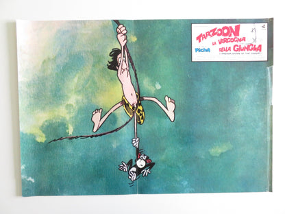 TARZOON SHAME OF THE JUNGLE - A ITALIAN FOTOBUSTA POSTER BERNARD DHERAN 1975 Rendezvous Cinema Movie posters