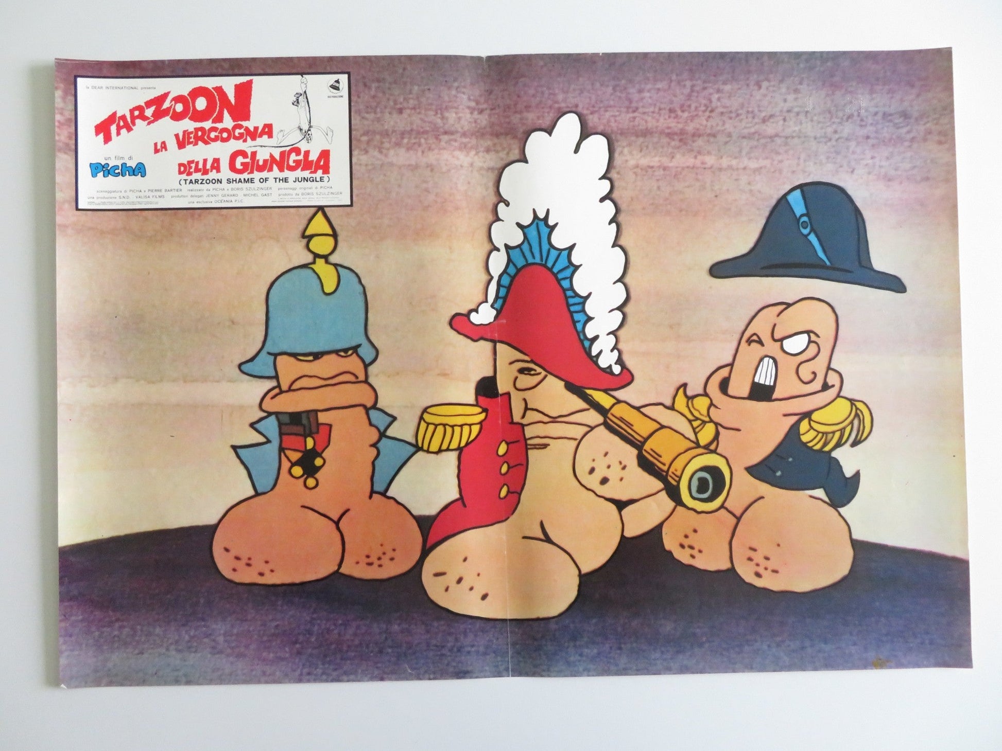TARZOON SHAME OF THE JUNGLE - B ITALIAN FOTOBUSTA POSTER BERNARD DHERAN 1975 Rendezvous Cinema Movie posters
