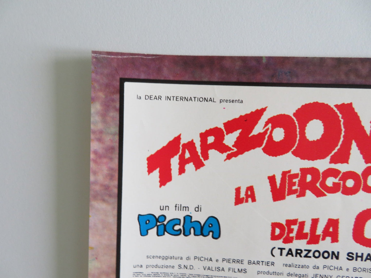 TARZOON SHAME OF THE JUNGLE - B ITALIAN FOTOBUSTA POSTER BERNARD DHERAN 1975 Rendezvous Cinema Movie posters