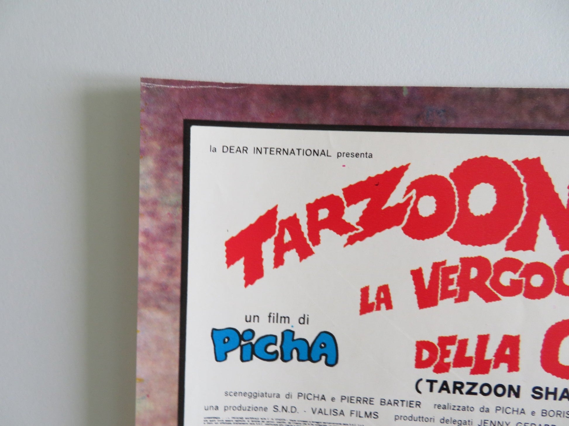TARZOON SHAME OF THE JUNGLE - B ITALIAN FOTOBUSTA POSTER BERNARD DHERAN 1975 Rendezvous Cinema Movie posters