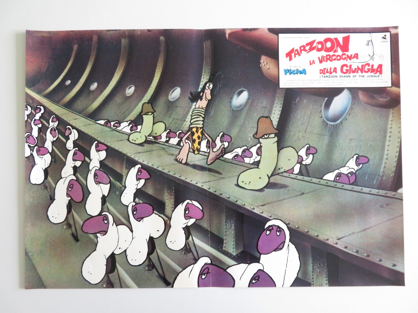 TARZOON SHAME OF THE JUNGLE - C ITALIAN FOTOBUSTA POSTER BERNARD DHERAN 1975 Rendezvous Cinema Movie posters