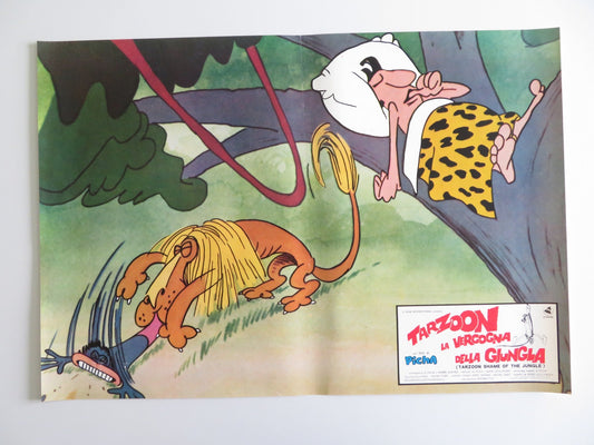TARZOON SHAME OF THE JUNGLE - E ITALIAN FOTOBUSTA POSTER BERNARD DHERAN 1975 Rendezvous Cinema Movie posters