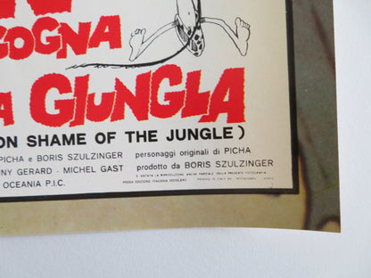 TARZOON SHAME OF THE JUNGLE - E ITALIAN FOTOBUSTA POSTER BERNARD DHERAN 1975 Rendezvous Cinema Movie posters