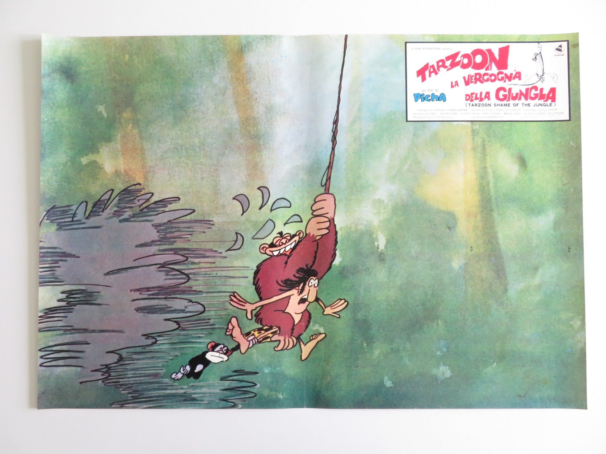 TARZOON SHAME OF THE JUNGLE - G ITALIAN FOTOBUSTA POSTER BERNARD DHERAN 1975 Rendezvous Cinema Movie posters