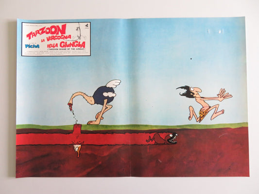 TARZOON SHAME OF THE JUNGLE - H ITALIAN FOTOBUSTA POSTER BERNARD DHERAN 1975 Rendezvous Cinema Movie posters