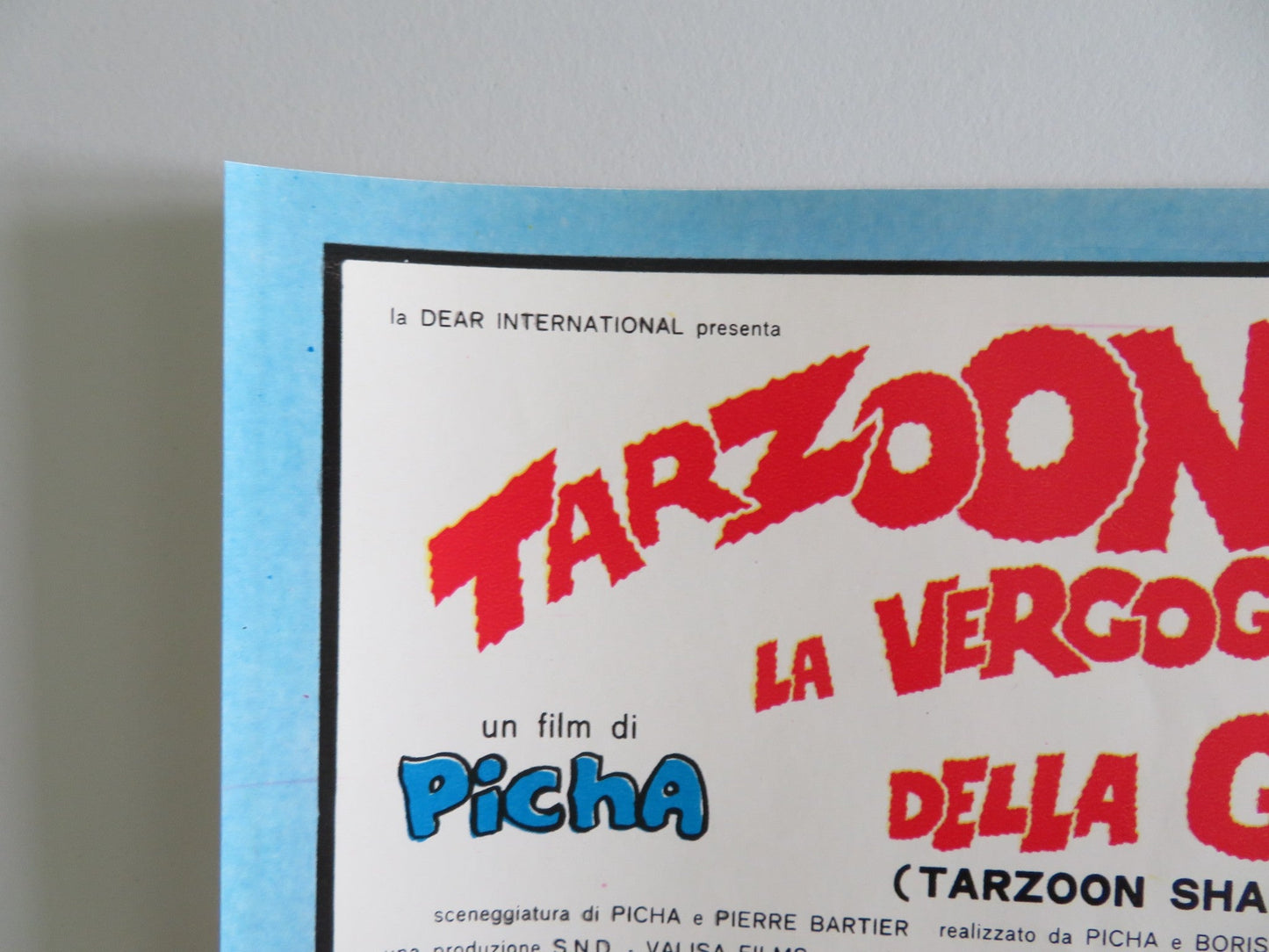 TARZOON SHAME OF THE JUNGLE - H ITALIAN FOTOBUSTA POSTER BERNARD DHERAN 1975 Rendezvous Cinema Movie posters