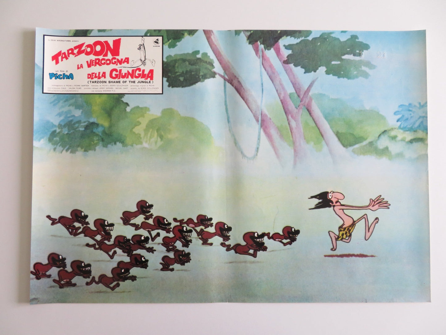 TARZOON SHAME OF THE JUNGLE - I ITALIAN FOTOBUSTA POSTER BERNARD DHERAN 1975 Rendezvous Cinema Movie posters