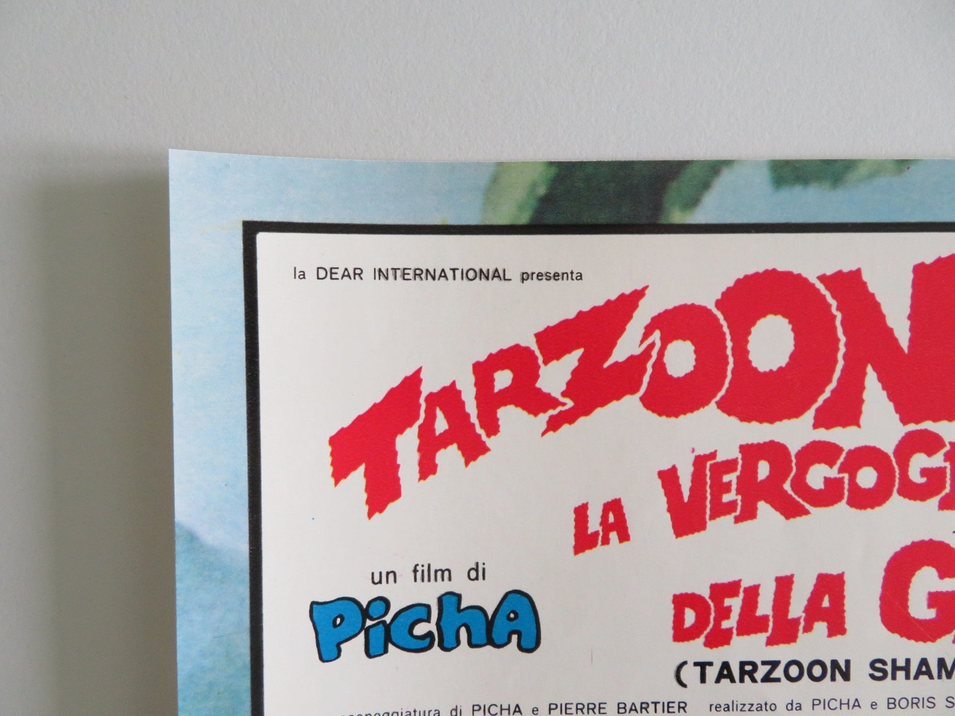 TARZOON SHAME OF THE JUNGLE - I ITALIAN FOTOBUSTA POSTER BERNARD DHERAN 1975 Rendezvous Cinema Movie posters