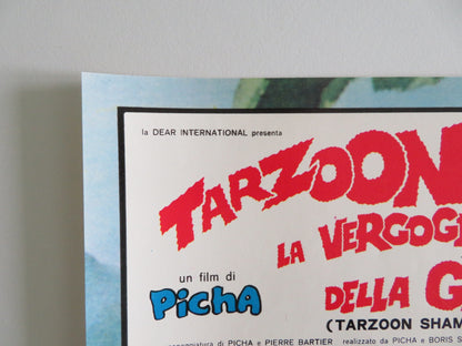 TARZOON SHAME OF THE JUNGLE - I ITALIAN FOTOBUSTA POSTER BERNARD DHERAN 1975 Rendezvous Cinema Movie posters
