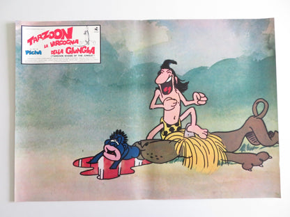 TARZOON SHAME OF THE JUNGLE - J ITALIAN FOTOBUSTA POSTER BERNARD DHERAN 1975 Rendezvous Cinema Movie posters