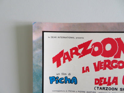 TARZOON SHAME OF THE JUNGLE - J ITALIAN FOTOBUSTA POSTER BERNARD DHERAN 1975 Rendezvous Cinema Movie posters