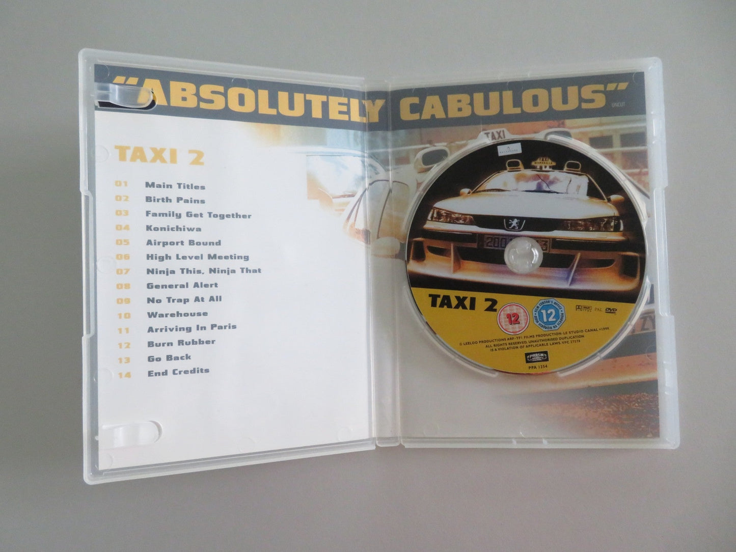 TAXI 2 (DVD) SAMY NACERI FREDERIC DIEFENTHAL MARION COTILLARD 2000 REGION 2 Movie posters