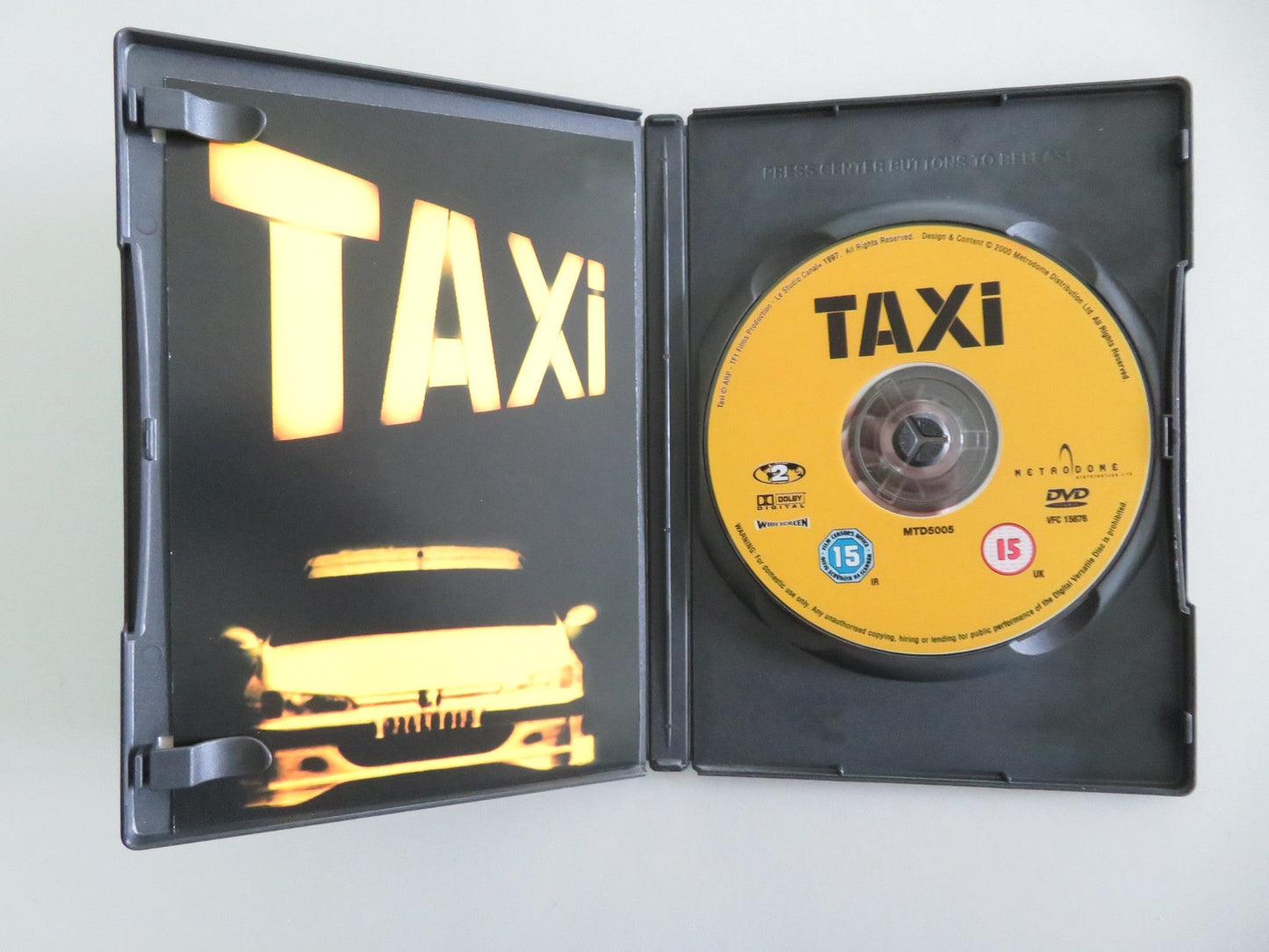 Taxi (DVD) Samy Naceri Marion Cotillard 1998 Region 2 Movie posters