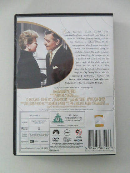TEACHER'S PET (DVD) CLARK GABLE DORIS DAY 1958 REGION 2 Movie posters