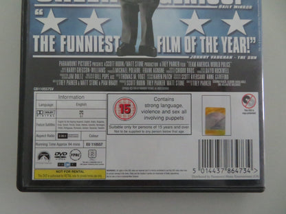 TEAM AMERICA: WORLD POLICE (DVD) TREY PARKER MATT STONE 2004 REGION 2 Movie posters